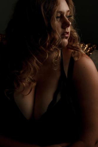 Sexy side profile boudoir photography Madison, WI